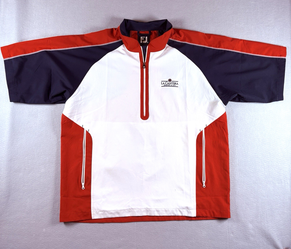 FootJoy Golf Windshirt La Cantera Resort Men's XL Half Zip Performance